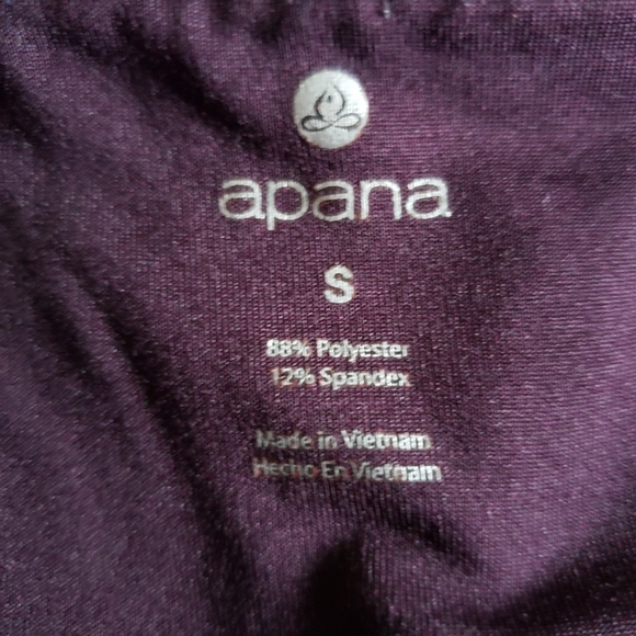 Apana Women's Purple/Grey Leggings Size Small NWOT - Picture 5 of 6